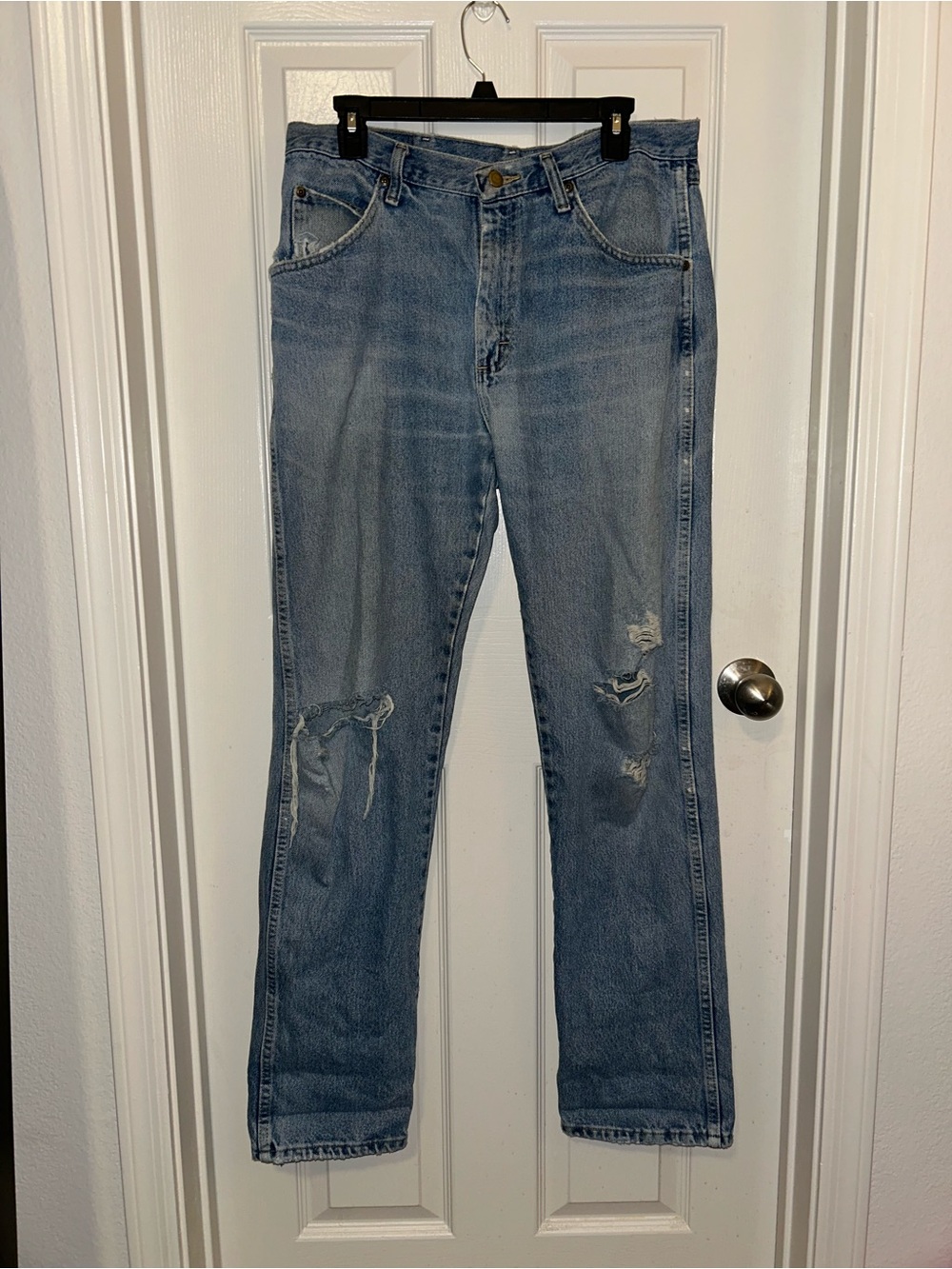 Wrangler Women's Light Blue Straight Leg Jeans